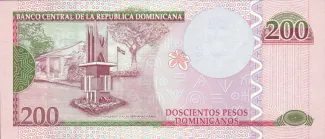 Dominican Republic 200 Pesos, 2013 reverse