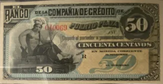 Dominican Republic 50 Centavos, 1886 obverse