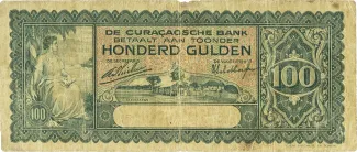 Dutch Caribbean 100 Gulden, 1930 obverse