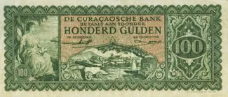 Dutch Caribbean 100 Gulden, 1948 obverse