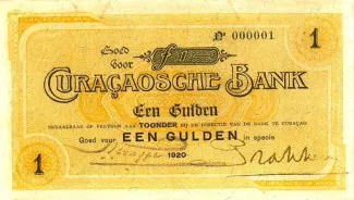 Dutch Caribbean 1 Gulden, 1920 obverse
