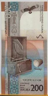 Dutch Caribbean 200 Florin, 2019 reverse