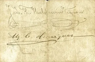 Dutch Caribbean 2.5 Gulden, 1892 reverse