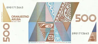 Dutch Caribbean 500 Florin, 1993 reverse