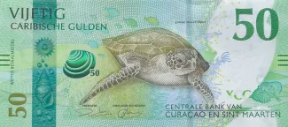 Dutch Caribbean 50 Caribbean Guilder, 2025 obverse