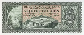 Dutch Caribbean 50 Gulden, 1948 obverse