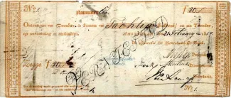 Dutch Caribbean 80 Gulden, 1814-1835 obverse