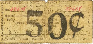Eastern Samar 50 Centavos, 1943 image