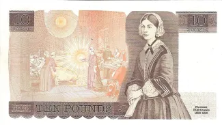 England 10 Pounds - Elizabeth II, 1975-1992 reverse