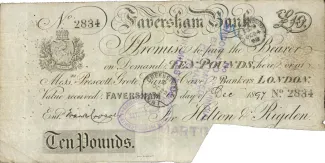 England 10 Pounds, 1897 obverse