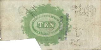 England 10 Pounds, 1897 reverse