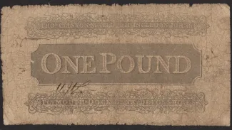 England 1 Pound, 1819 reverse