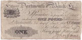 England 1 Pound, 1821-1823 obverse