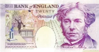 England 20 Pounds - Elizabeth II, 1991-1993 reverse