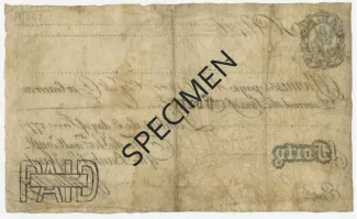 England 40 Pounds, 1778-1807 reverse