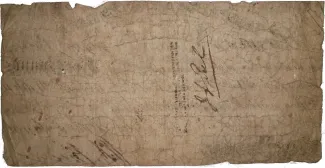 England 5 Pounds, 1839 reverse