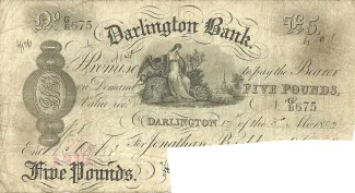 England 5 Pounds, 1866-1895 obverse