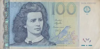 Estonia 100 Krooni, 1999 obverse