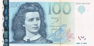 Estonia 100 Krooni, 2007 obverse