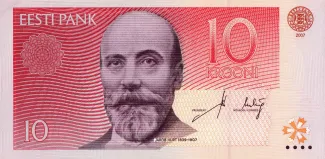 Estonia 10 Krooni, 2006-2007 obverse