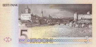 Estonia 5 Krooni, 1994 reverse
