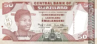 Eswatini 50 Emalangeni, 2001 image