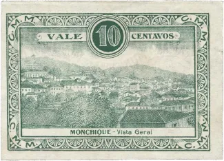 Faro, District of 10 Centavos, reverse