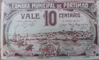 Faro, District of 10 Centavos, obverse