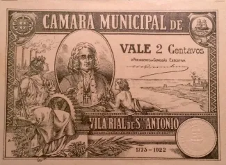 Faro, District of 2 Centavos, 1922 obverse