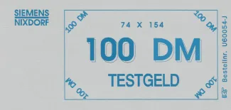 Federal Republic of Germany 100 Mark,  obverse