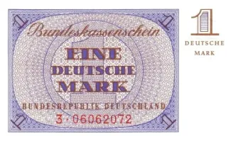 Federal Republic of Germany 1 Mark, 1967 P-28 obverse