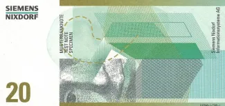 Federal Republic of Germany 20 Undefined,  obverse