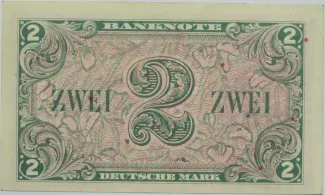 Federal Republic of Germany 2 Mark, 1948 reverse