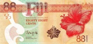 Fiji 88 Cents, 2022 obverse