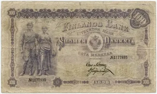 Finland 100 Markkaa, 1898 obverse