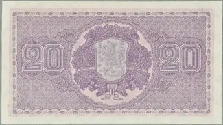 Finland 20 Markkaa, 1922 reverse