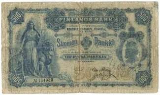 Finland 500 Markkaa, 1898 obverse