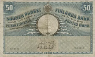 Finland 50 Markkaa,, 1909 obverse
