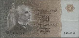 Finland 50 Markkaa, 1963 obverse