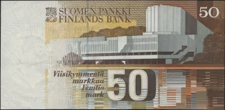 Finland 50 Markkaa, 1986 reverse