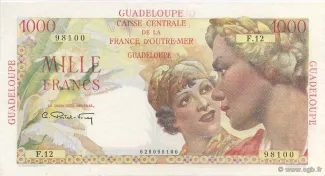 Guadeloupe 1.000 Francs, 1947 image