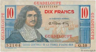 Guadeloupe 10 Francs, 1947 image