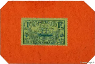 New Caledonia 1 Francs, 1920-1923 P-26 obverse