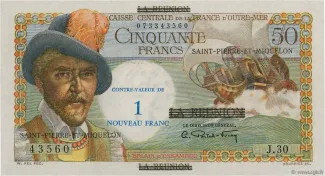 Saint-Pierre and Miquelon 1 Nouveau, 1960 obverse