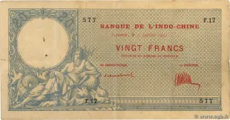 New Caledonia 20 Francs, 1925 image