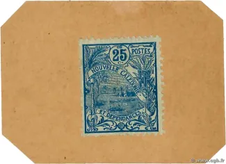 New Caledonia 25 Centimes, 1920 image