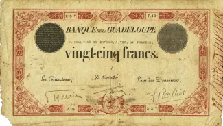 Guadeloupe 25 Francs, 1920 image