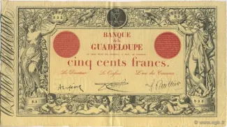 Guadeloupe 500 Francs, 1928 image