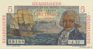 Guadeloupe 5 Francs, 1947 image