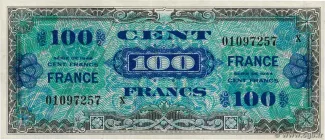 France 100 Francs, 1945 image